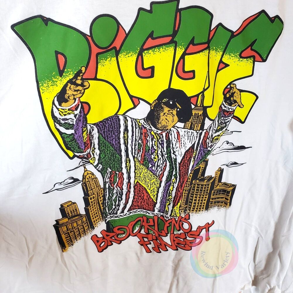 Notorious BIG Biggie Smalls Brooklyns Finest Tee XL - Picture 4 of 6